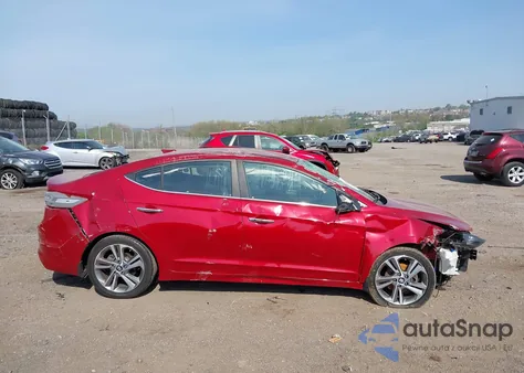 2017 Hyundai Elantra Limited z USA, uszkodzony, nr VIN KMHD84LF1HU339691